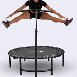 Trampoline/Rebounder With Safety Handle - New