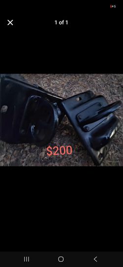 This is a heavy-duty automotive front bumper tow hook bracket, specifically matching the factory style for 2003–2018 Dodge Ram / RAM 1500, 2500, and 3