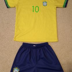 Neymar JR. Jersey and Shorts Set 