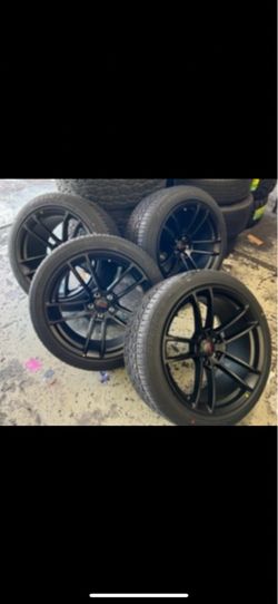 Dodge charger 20” staggered new srt style new rims new tires set