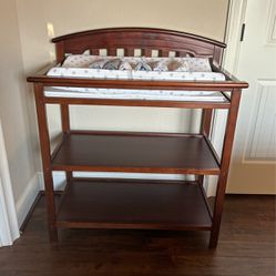 Crib, Changing Table & Baby Monitor 