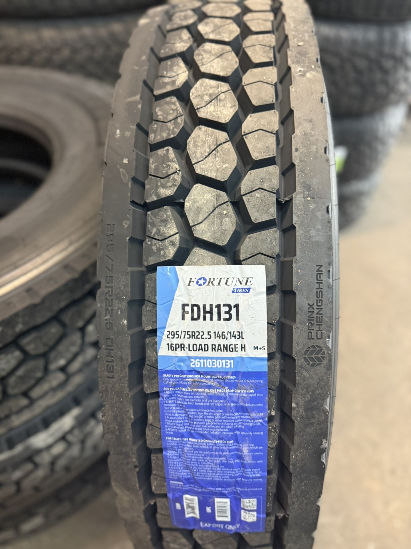 295/75R22.5 - NEW - DRIVES - 16 PLY - SEMI TRUCK TIRES