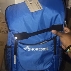 Blue Shoreside Cooler Backpack 
