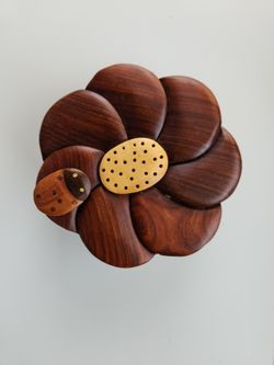 Hand Carved Jewelry Box