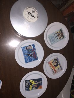 Hollywood cocktail plates new pottery barn