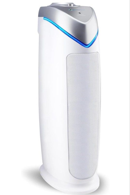 GermGuardian Air Purifier for Home with HEPA Pure Filter, for Wildfire Smoke, Pet Dander, Pollen, Odors, Large Rooms Up To 743 Sq. Ft., Removes 99.97%