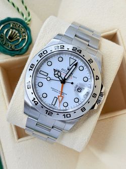 Rolex Explorer II White Polar Dial