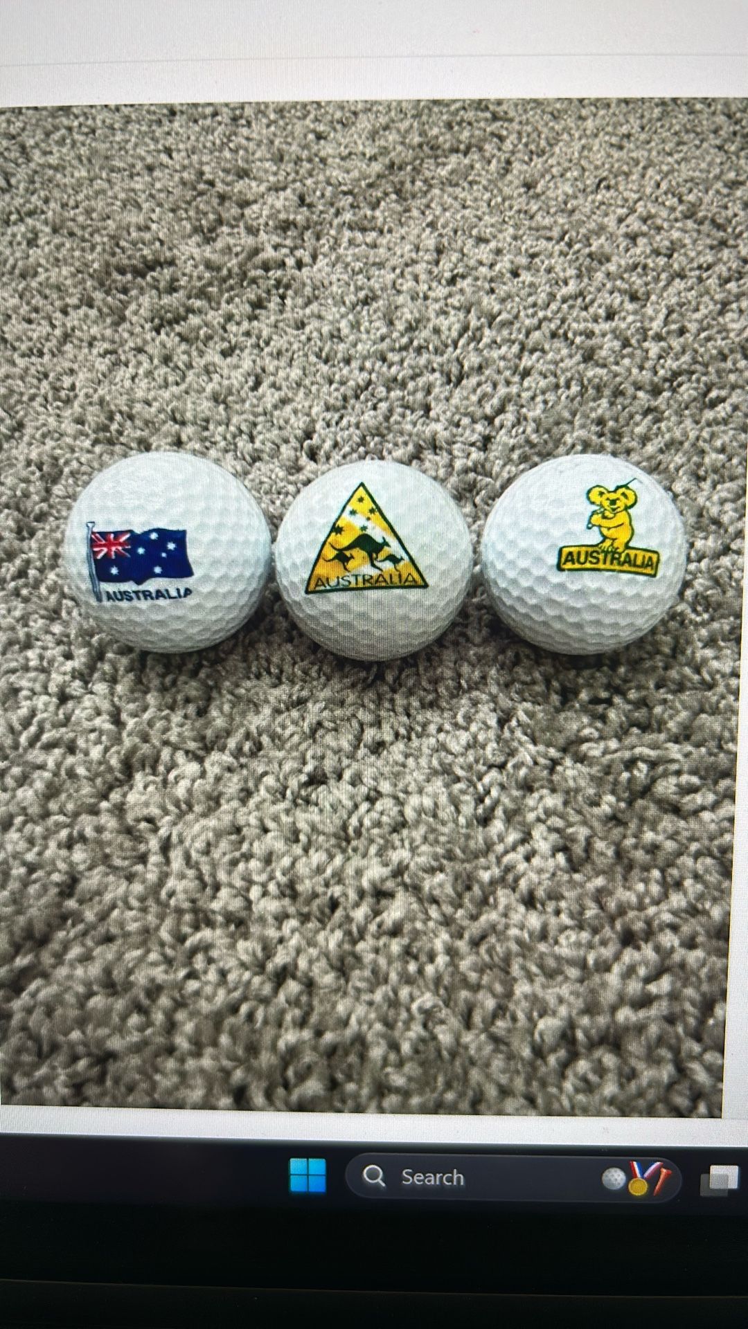 Vintage Australia Pro Golf Ball Souvenir