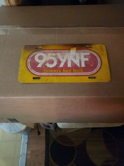 95ynf Plate From The 70s Or 80s