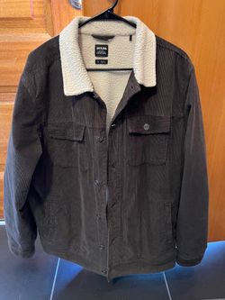 Prana Corduroy+Sherpa coat, L