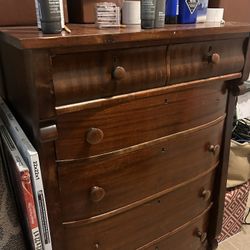 Brown Wood Dresser