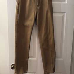 Lauren Jeans Co. - Size 4 Straight Leg, Boot Cut Jeans - Tan - 29” Inseam - Like New