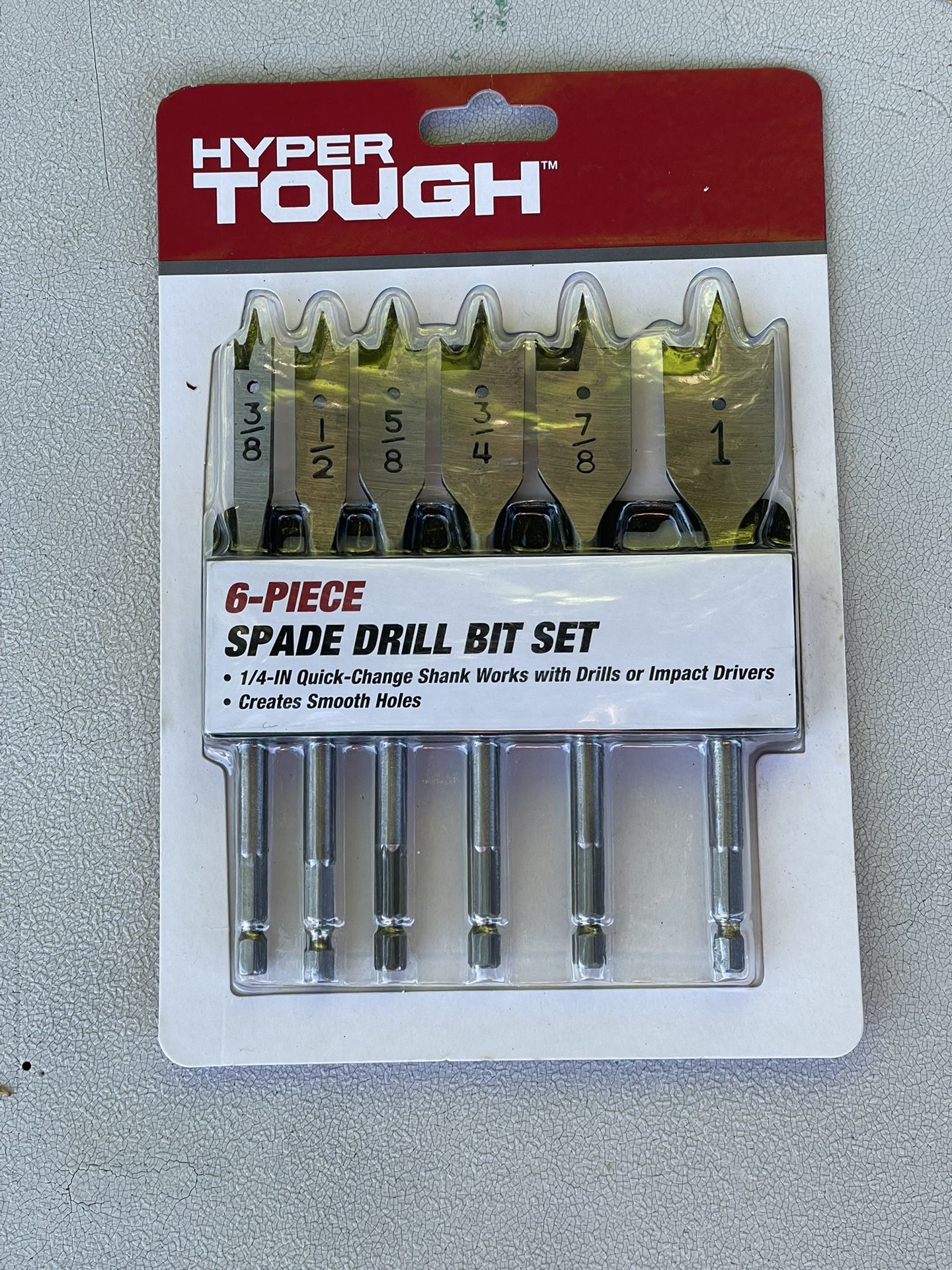 Spade Drill Bit Set