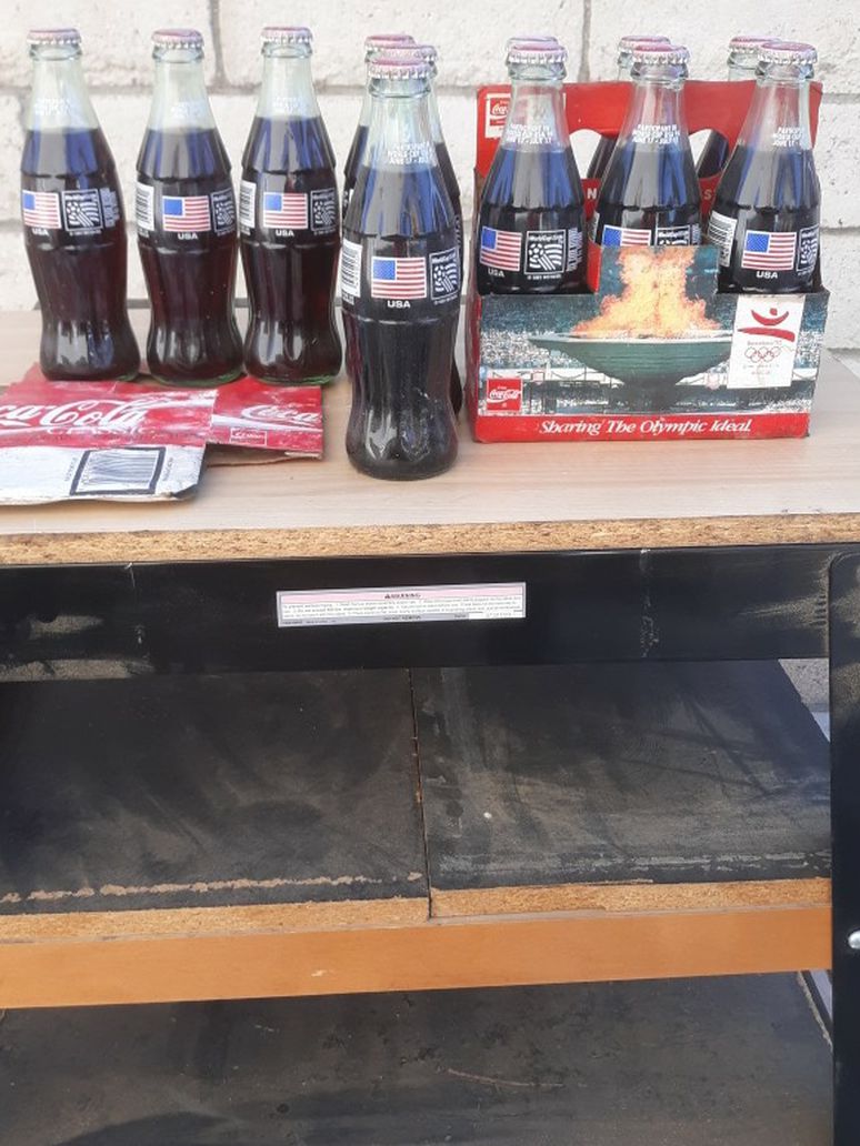 Coca Cola Bottles USA Olympics 1992