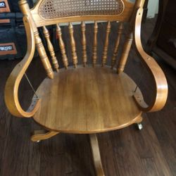 Wooden Desk Chair