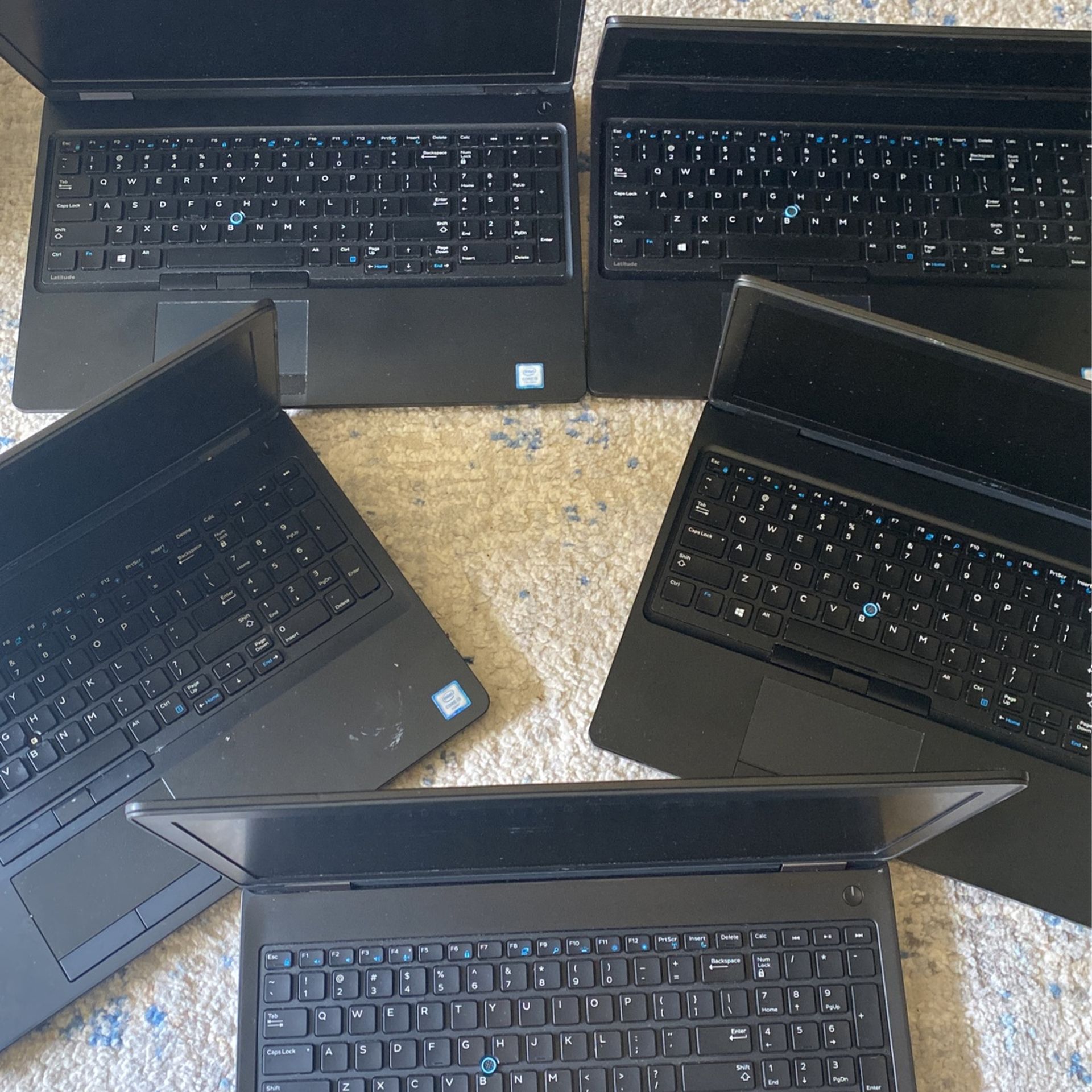 Dell Bundle 5 Units All Power On All have Ram No Hard Drives