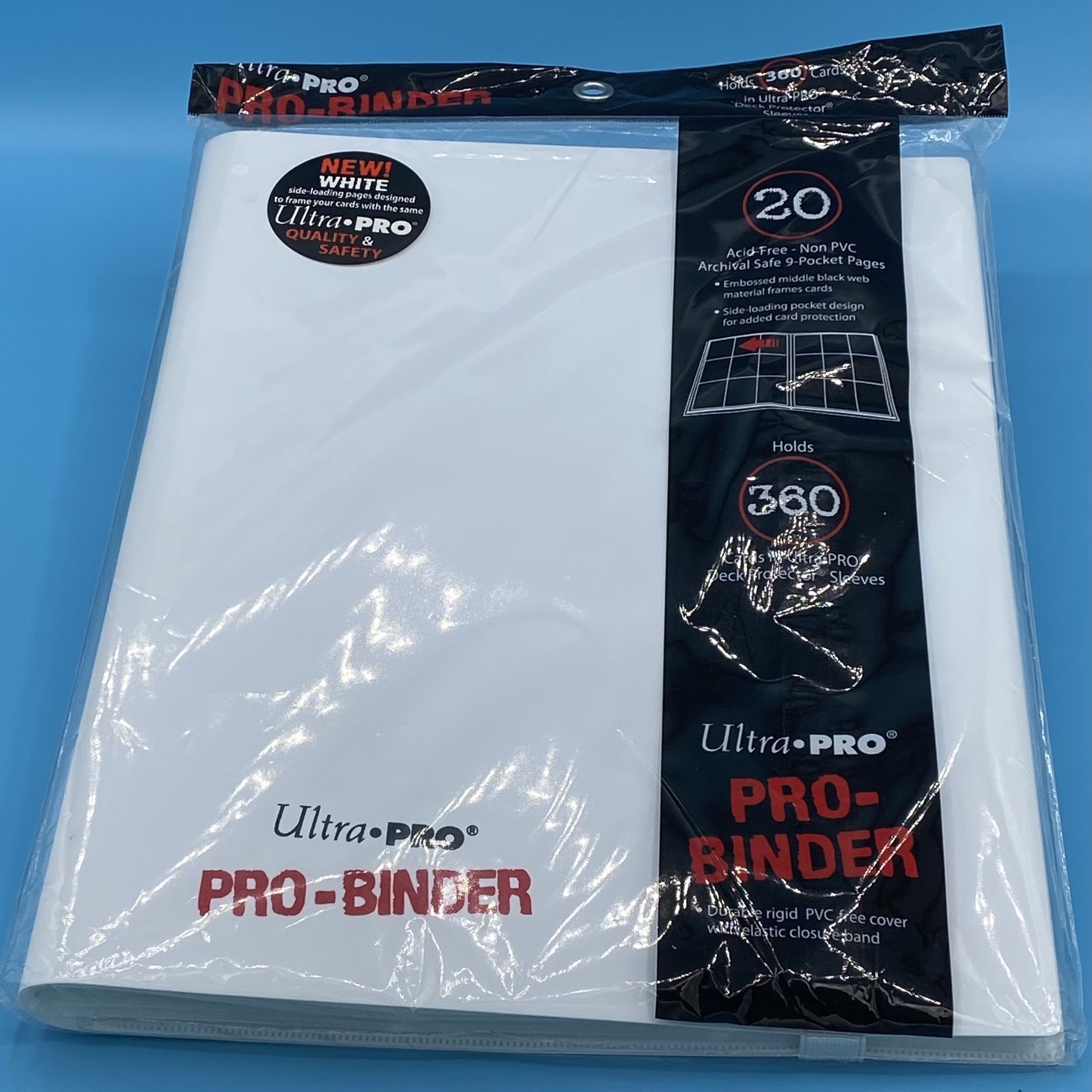 card binder white pages Amazon.com: Rieton 16 Pocket 1000+ Pockets Card Binder, Large Ringless Side Loading Pockets Trading Card Album Folder for TCG -White : Toys & Games