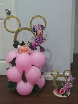Pilares de globos o centros de mesa