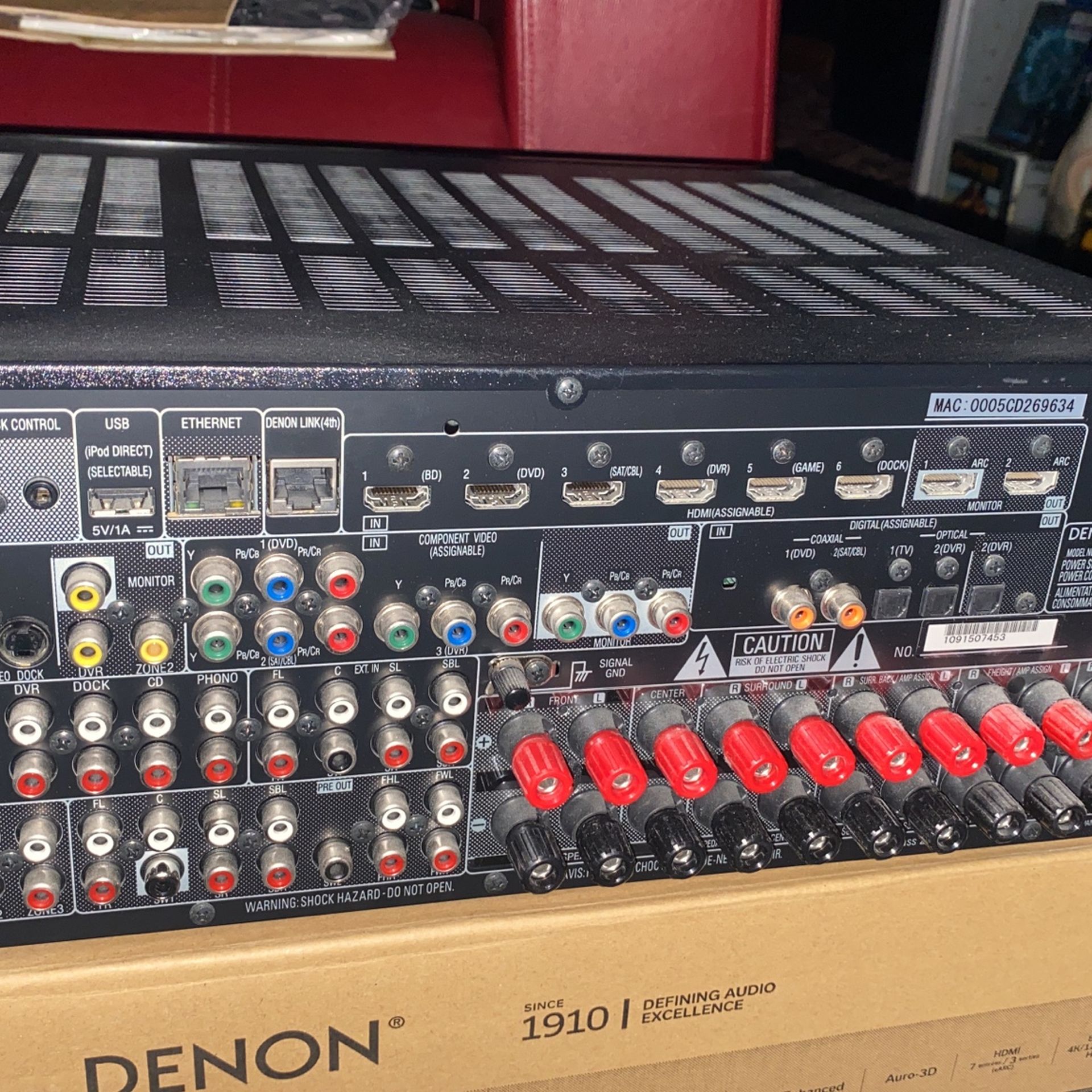 Denon Receiver AVR 4311 CI 9.2 Channels