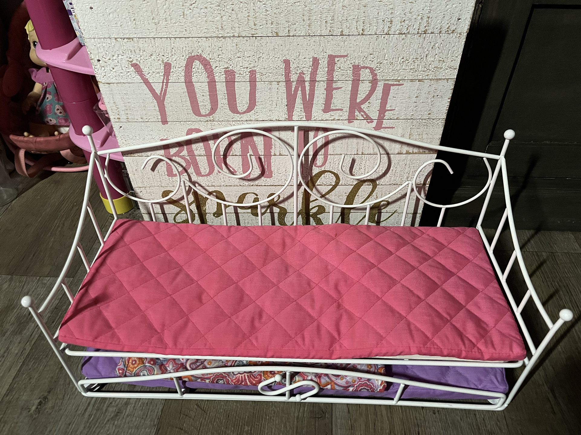 Journey, Girls, Doll Trundle Bed! $25! NEED GONE ASAP! READ! 