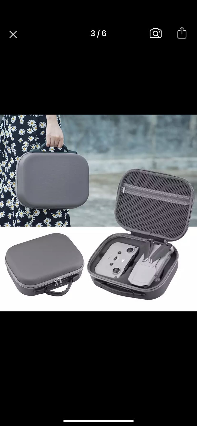 Handbag for DJI Mavic Air 2 Portable Suitcase Drone Remote Control Storage Bag Protective Waterproof Carrying Case Accessorry htt