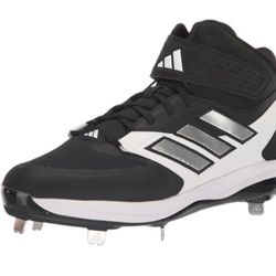 Adidas Men's Black and White Cleats Size 11 Brand New 