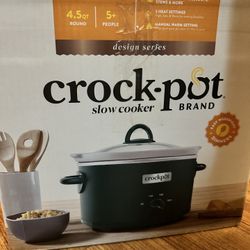 Crockpot slow cooker 4.5 qt