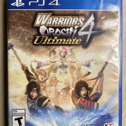 Warriors Orochi 4 Ultimate For PlayStation 4