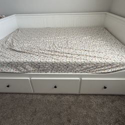 IKEA Twin/Full Bed Frame W/ Drawers