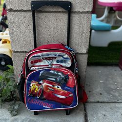 Lighting McQueen Rolling backpack 