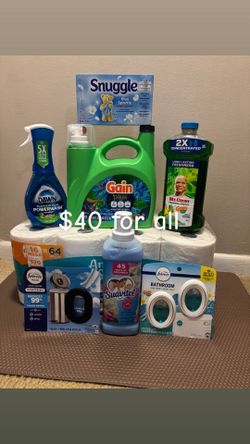 Gain detergent laundry bundle