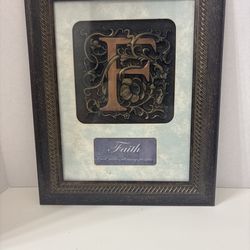 Faith Framed Wall Art – Decorative Religious Home Decor