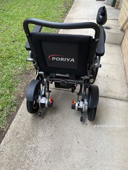 Poriya Folding Electric Power Wheelchair