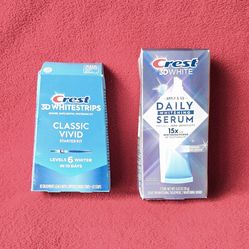 Crest 3D Whitestrips Vivid Kit & Daily Whitening Serum *NEW*