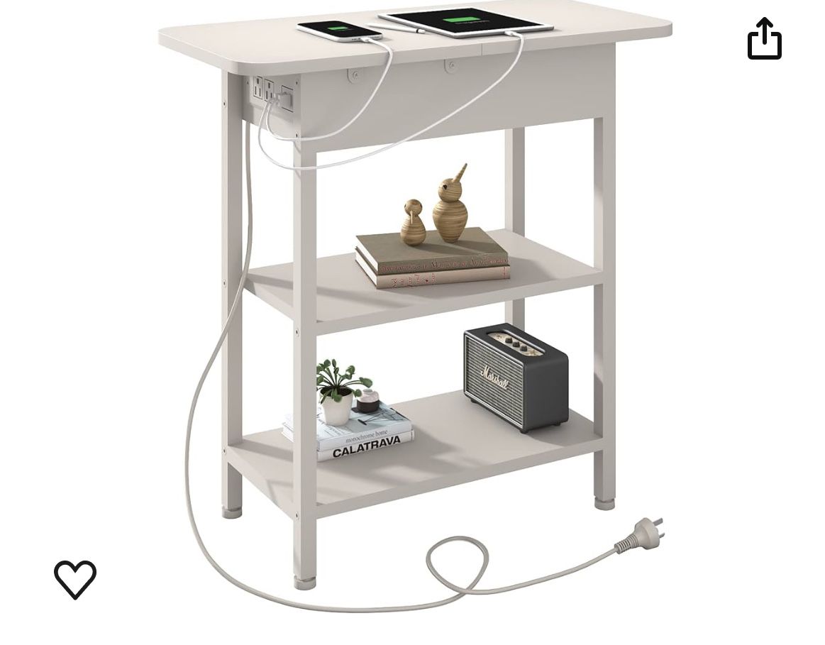 End Table  With Charging 