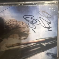 Ozzy Osbourne  Cd With Signature  And Ted Nugent Signed Picture 