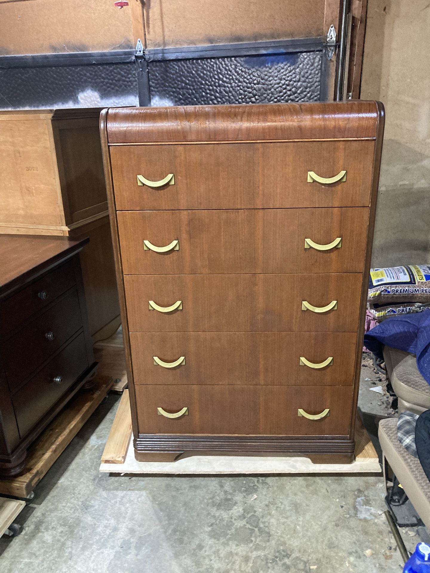 Art Deco Waterfall Dresser