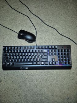 MSI Gaming Keyboard and Mouse Combo