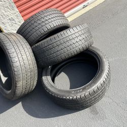 4 Bridgestone Tires 285/45r22