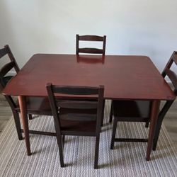 Dinning Table Set With 4chair