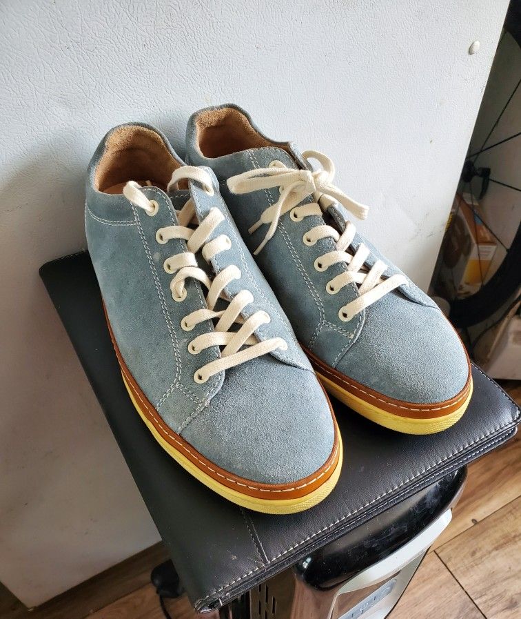 Allen Edmonds Porter Derby Suede Sneakers Shoes Portugal Blue Size 8.5 D Men Allen Edmonds Porter Derby Suede Sneakers Grey Men main image 4