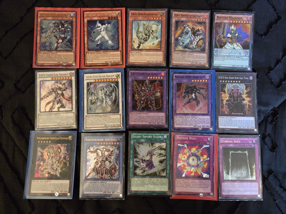 Yugioh Trading Card lot of 15! TCG. HITS! All HOLOS! HERO. Mixed Lot.