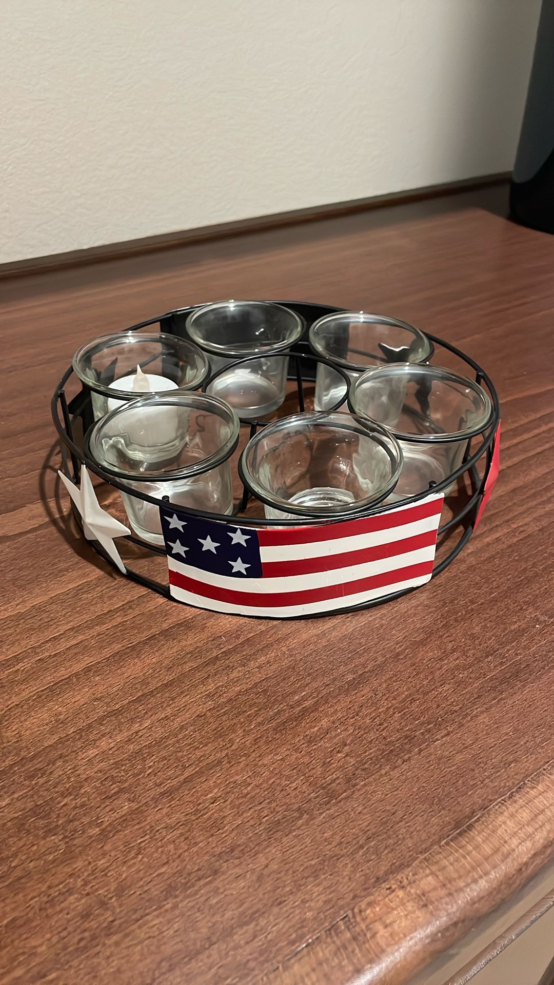 Decorative4th Of July Tea light Holder