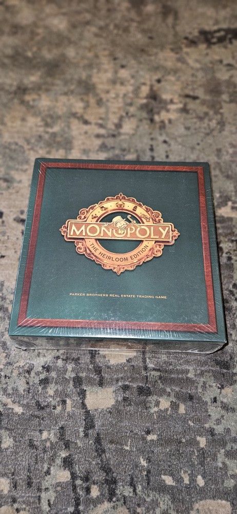 Monopoly The Heirloom Edition Board Game (1997) Brand New Factory Sealed!!