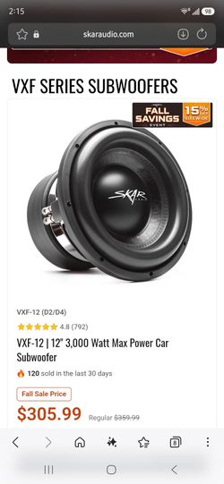 Skar Audio VXF-12 Car Subwoofer