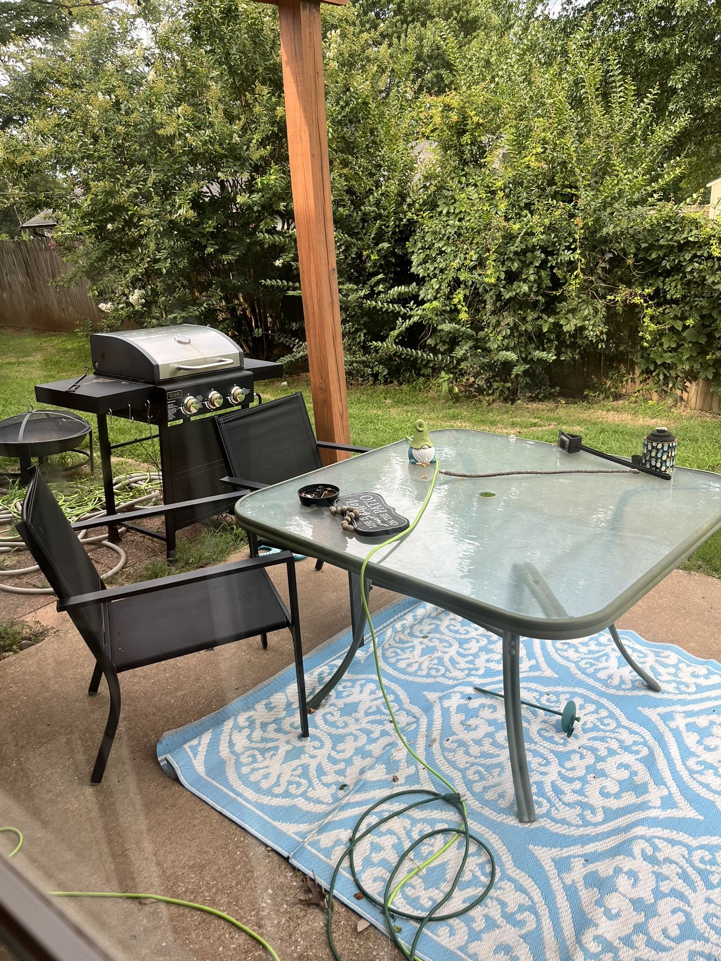 Patio Table And Two Chairs