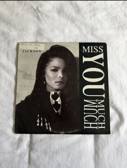 Janet Jackson - Miss You Much 1989 Vinyl 12" Single You Need Me