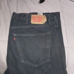 Black Levi's 501's (44x32)