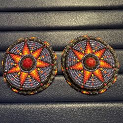 Beaded Native American Earrings Authentic