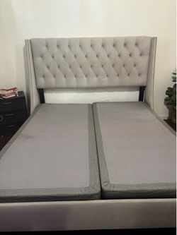 King size bed frame OBO
